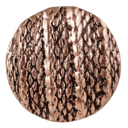 Round Jute Shape Antique Copper Aluminium Dresser Knob